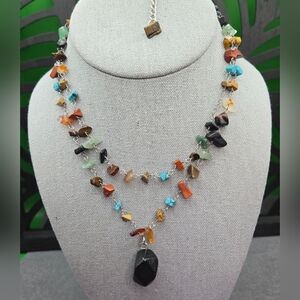 Gemstone Chip Necklace